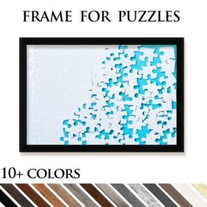Custom Puzzle Frame, Composite Wood, Made to Measure, Multiple Colors