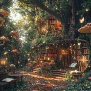 Beautiful World Libraries Wooden Jigsaw Puzzle Adults with Hidden StoryPieces Library