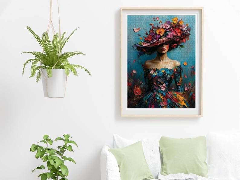 Anatolian Puzzle -Flower Effect, 1000 Piece Jigsaw Puzzle - Image 3